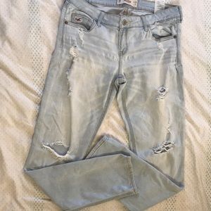 Hollister light blue jens size 9R